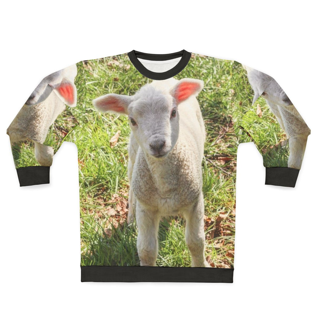 Cute baby lamb spring sweatshirt