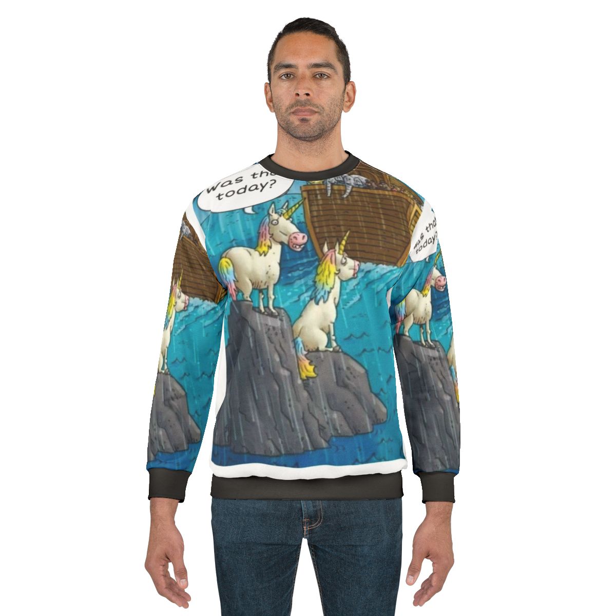 Noah's Ark Unicorn Christian Sweatshirt