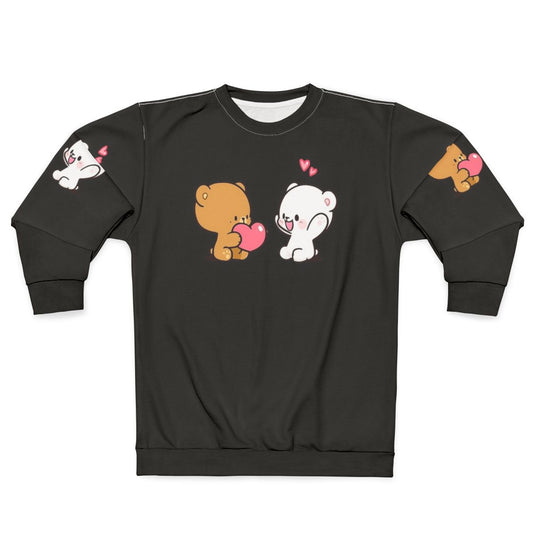 Cute milk mocha sweatshirt for women