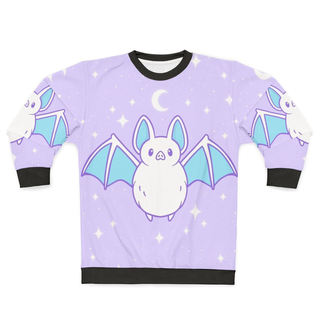 Cute pastel bat graphic sweatshirt
