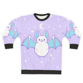 Cute pastel bat graphic sweatshirt