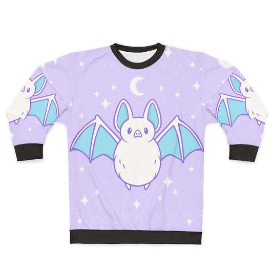 Cute pastel bat graphic sweatshirt