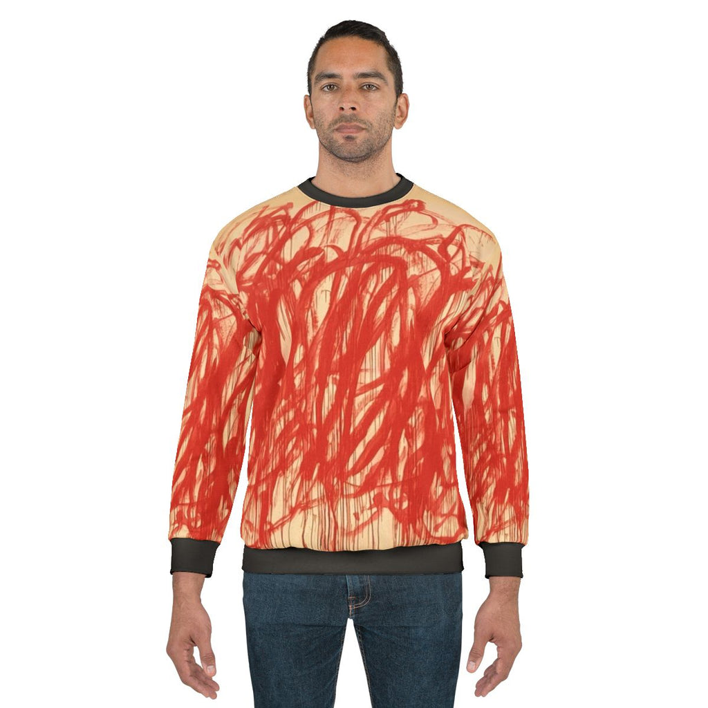 Cy Twombly Bacchus Inspired Graphic Sweatshirt