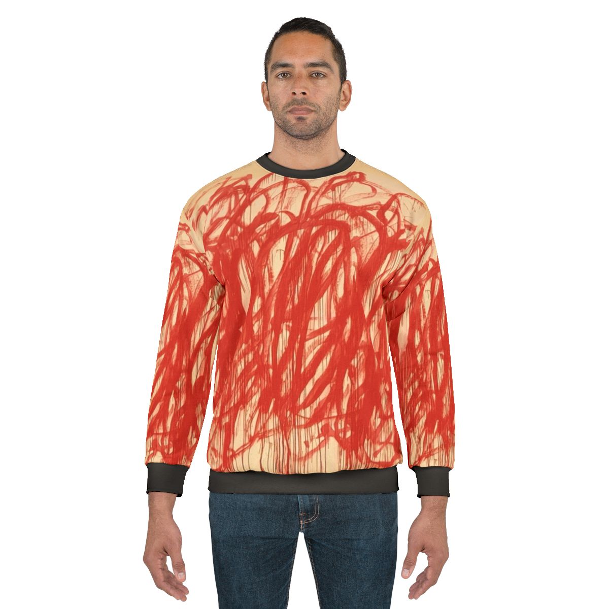 Cy Twombly Bacchus Inspired Graphic Sweatshirt