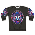 Cyber Geisha Dreams Sweatshirt - Futuristic Anime Inspired Fashion