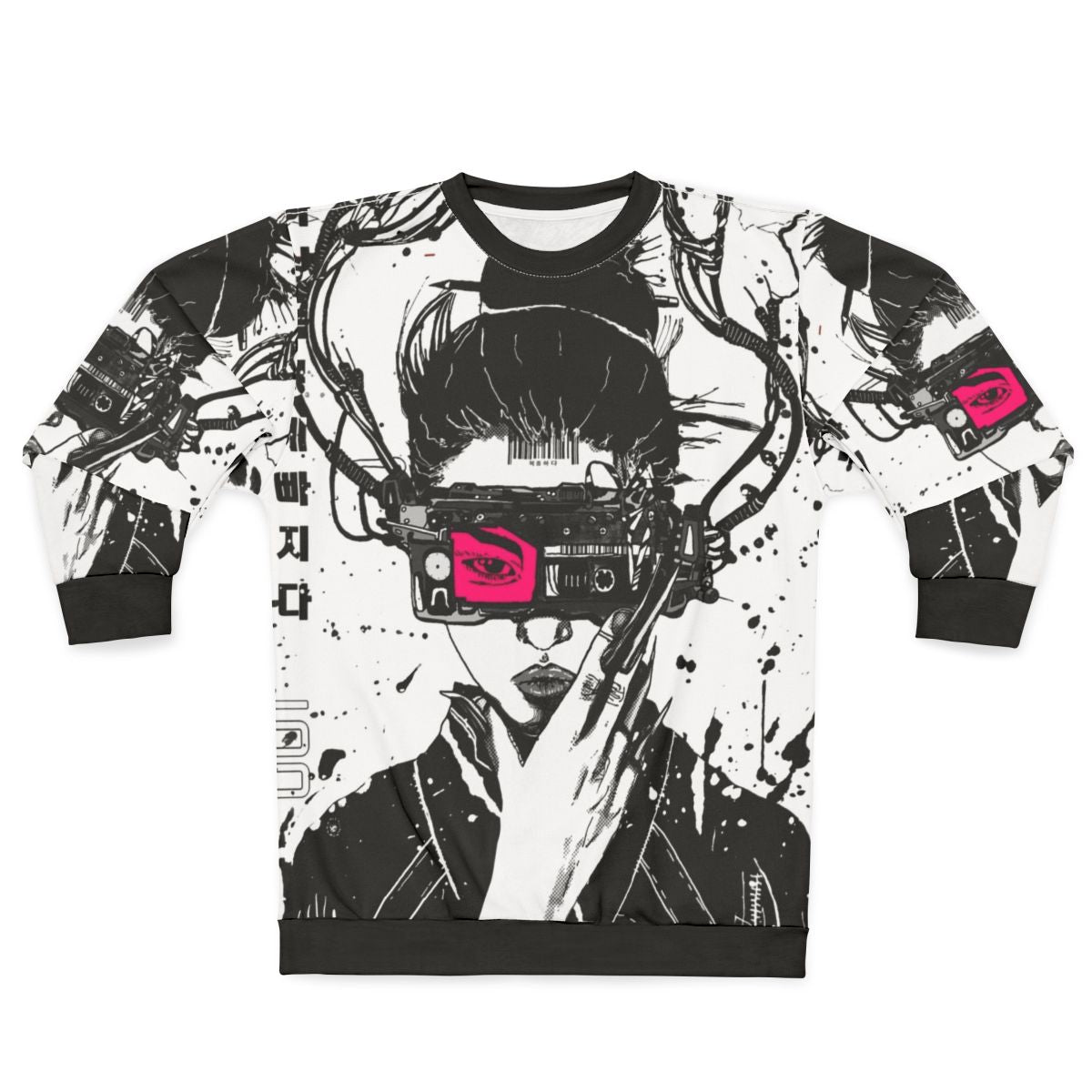 Cyberpunk Vaporwave Minimalist Sweatshirt