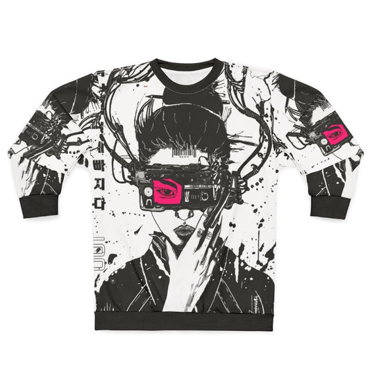 Cyberpunk Vaporwave Minimalist Sweatshirt