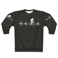 Cycling In A Heartbeat Sweatshirt - Cycling Apparel for Active Lifestyles