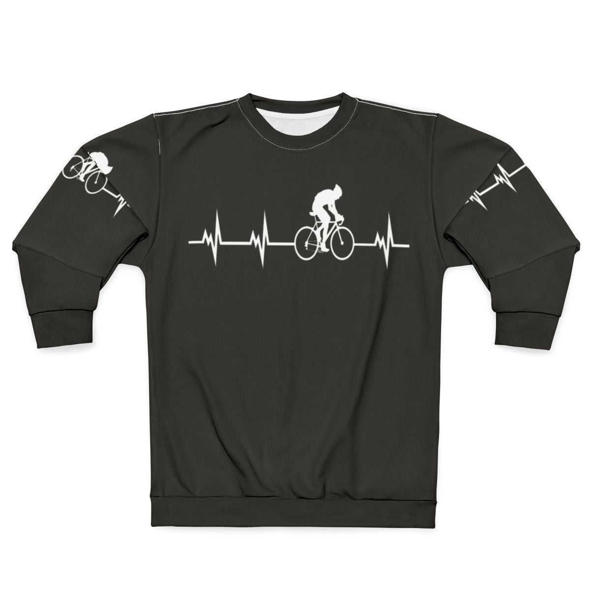 Cycling In A Heartbeat Sweatshirt - Cycling Apparel for Active Lifestyles