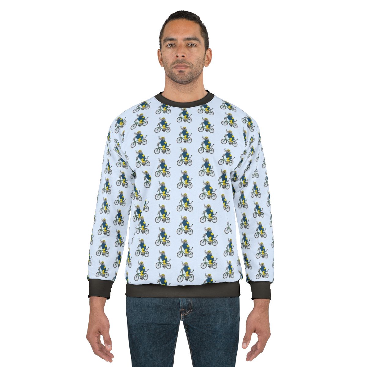 Cyclist Elephant Sweatshirt