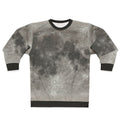 Sweatshirt with a lunar surface texture design for space enthusiasts