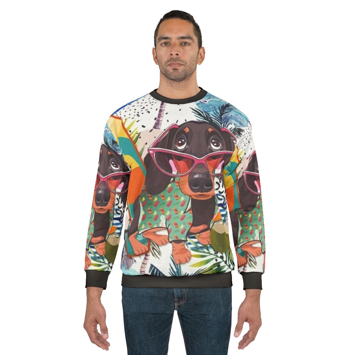 Dachshund dog popart art sweatshirt