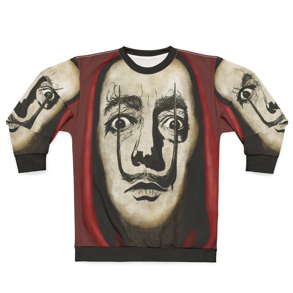Dali portrait sweatshirt from the hit TV show Money Heist