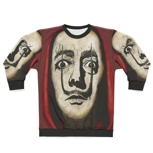 Dali portrait sweatshirt from the hit TV show Money Heist