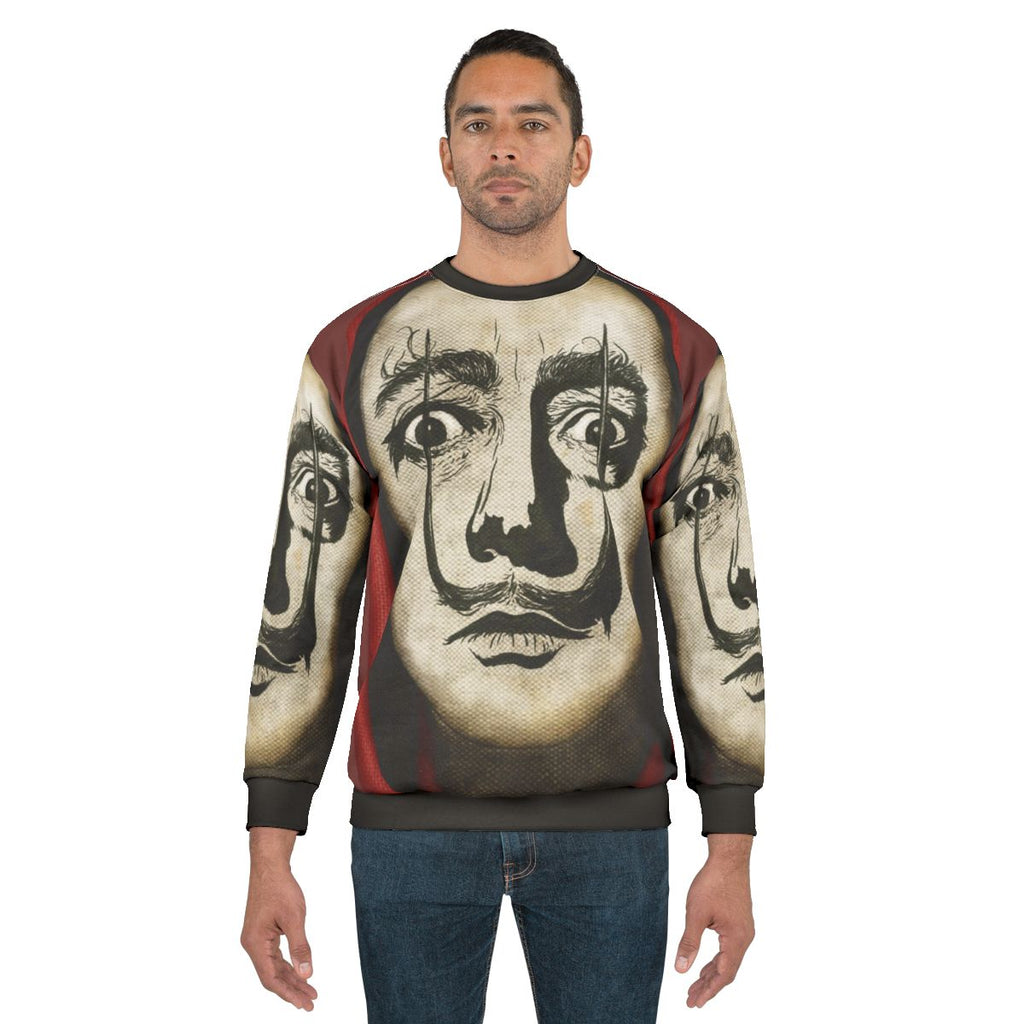 Dali portrait sweatshirt from the hit TV show Money Heist