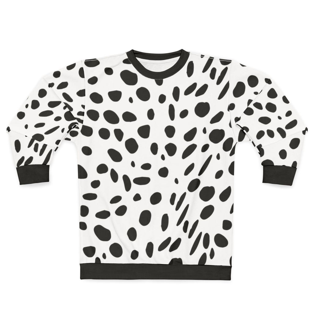 Dalmatian animal print pattern sweatshirt