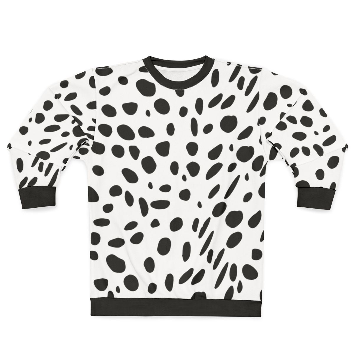 Dalmatian animal print pattern sweatshirt