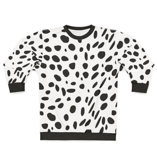 Dalmatian animal print pattern sweatshirt
