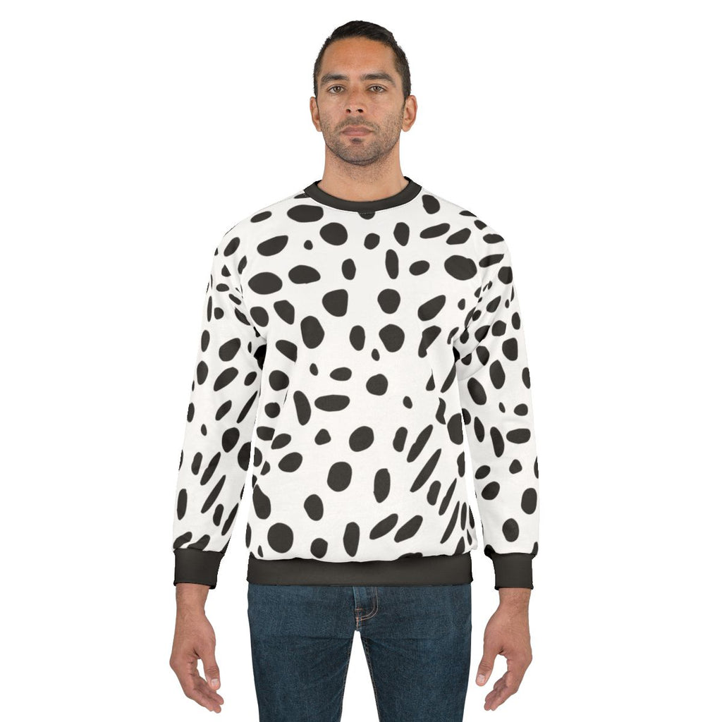Dalmatian animal print pattern sweatshirt