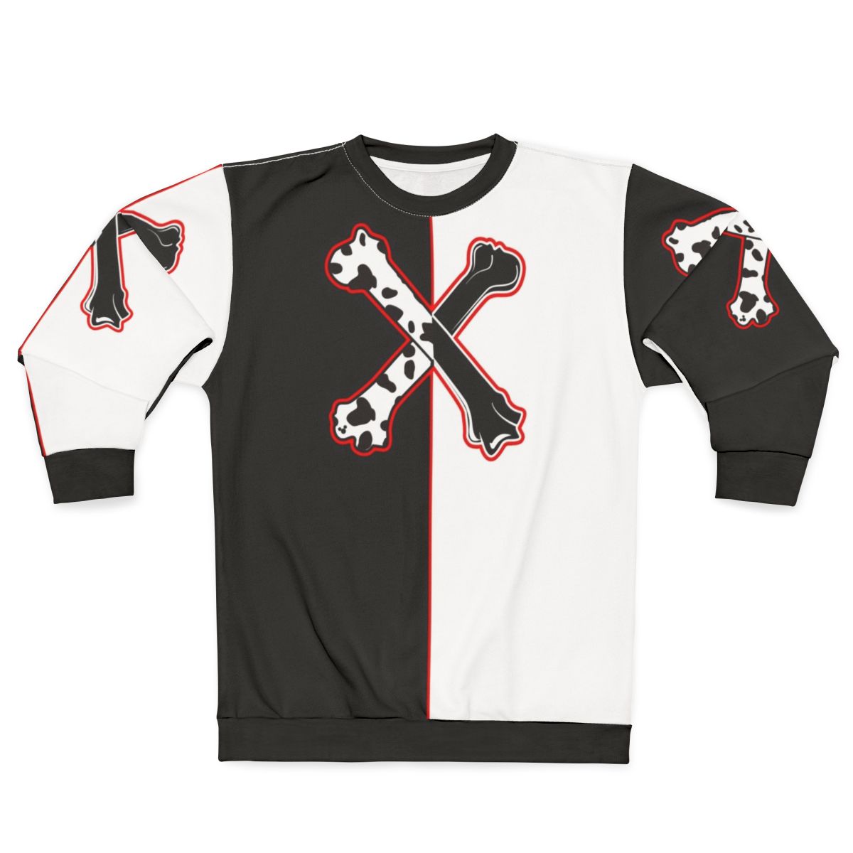 Dalmatian cross bones icon sweatshirt