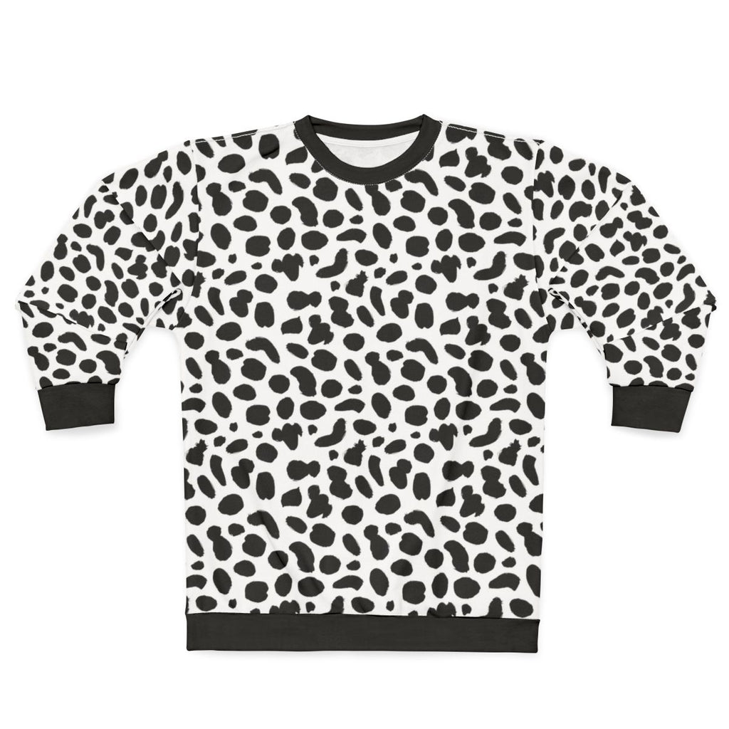Dalmatian pattern abstract sweatshirt