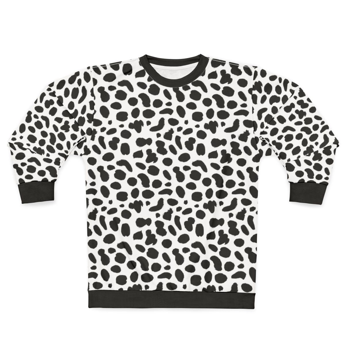 Dalmatian pattern abstract sweatshirt