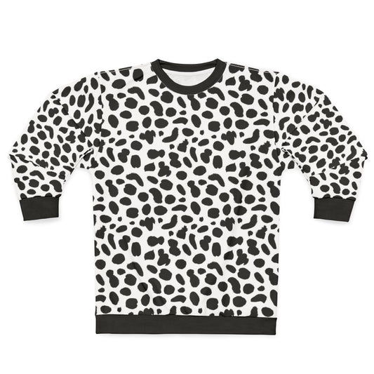 Dalmatian pattern abstract sweatshirt
