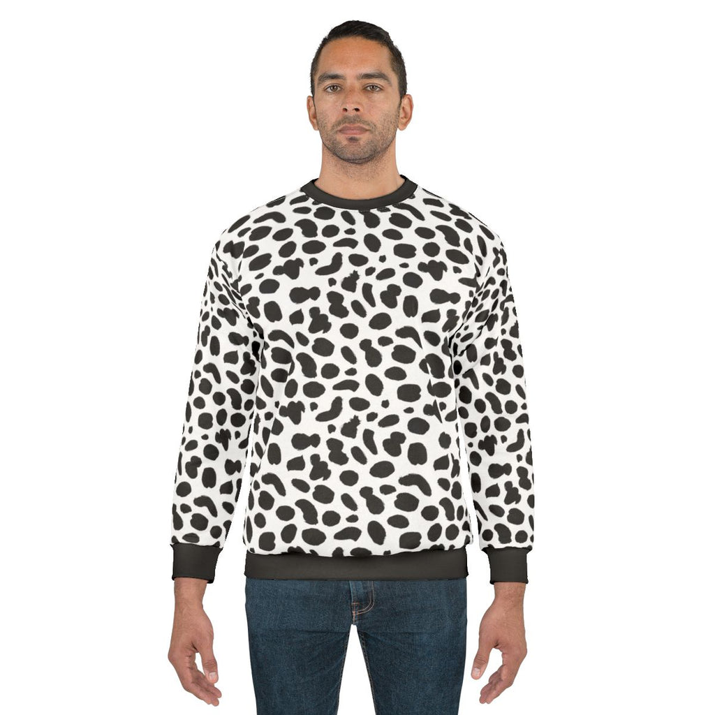 Dalmatian pattern abstract sweatshirt