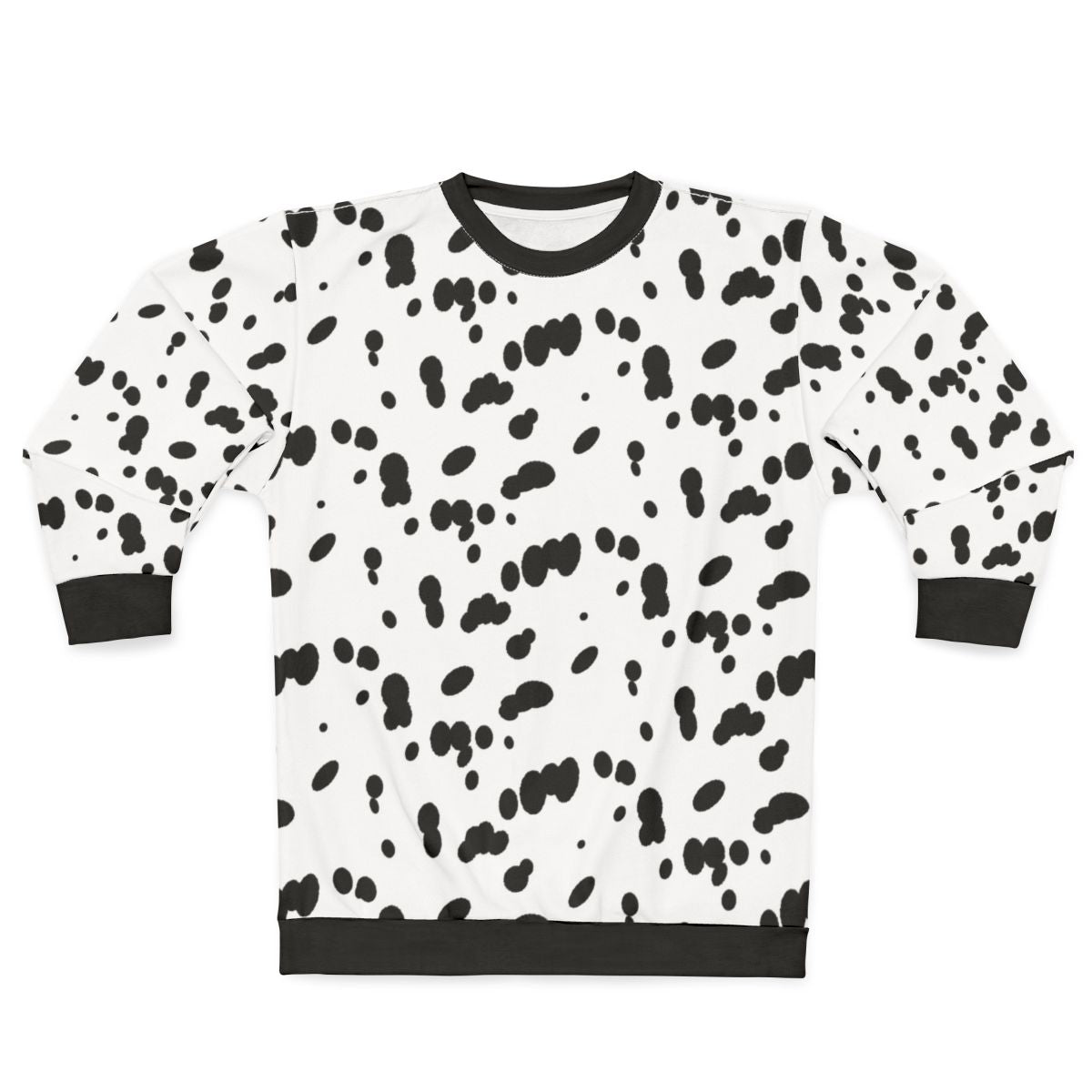 Dalmatian spots dog fur pattern sweatshirt