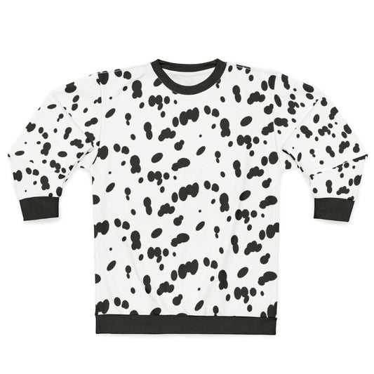 Dalmatian spots dog fur pattern sweatshirt