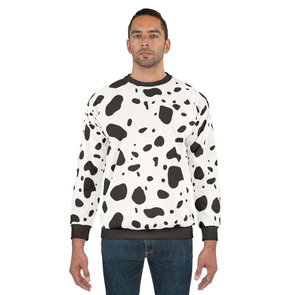 Dalmation sweatshirt with puppy and dog design