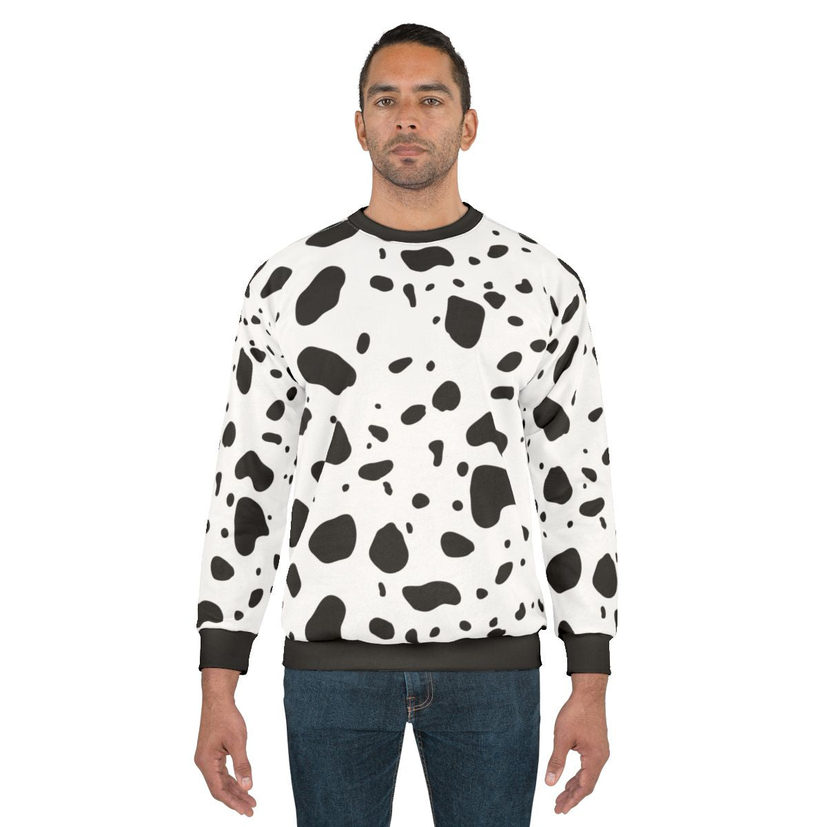 Dalmation sweatshirt with puppy and dog design