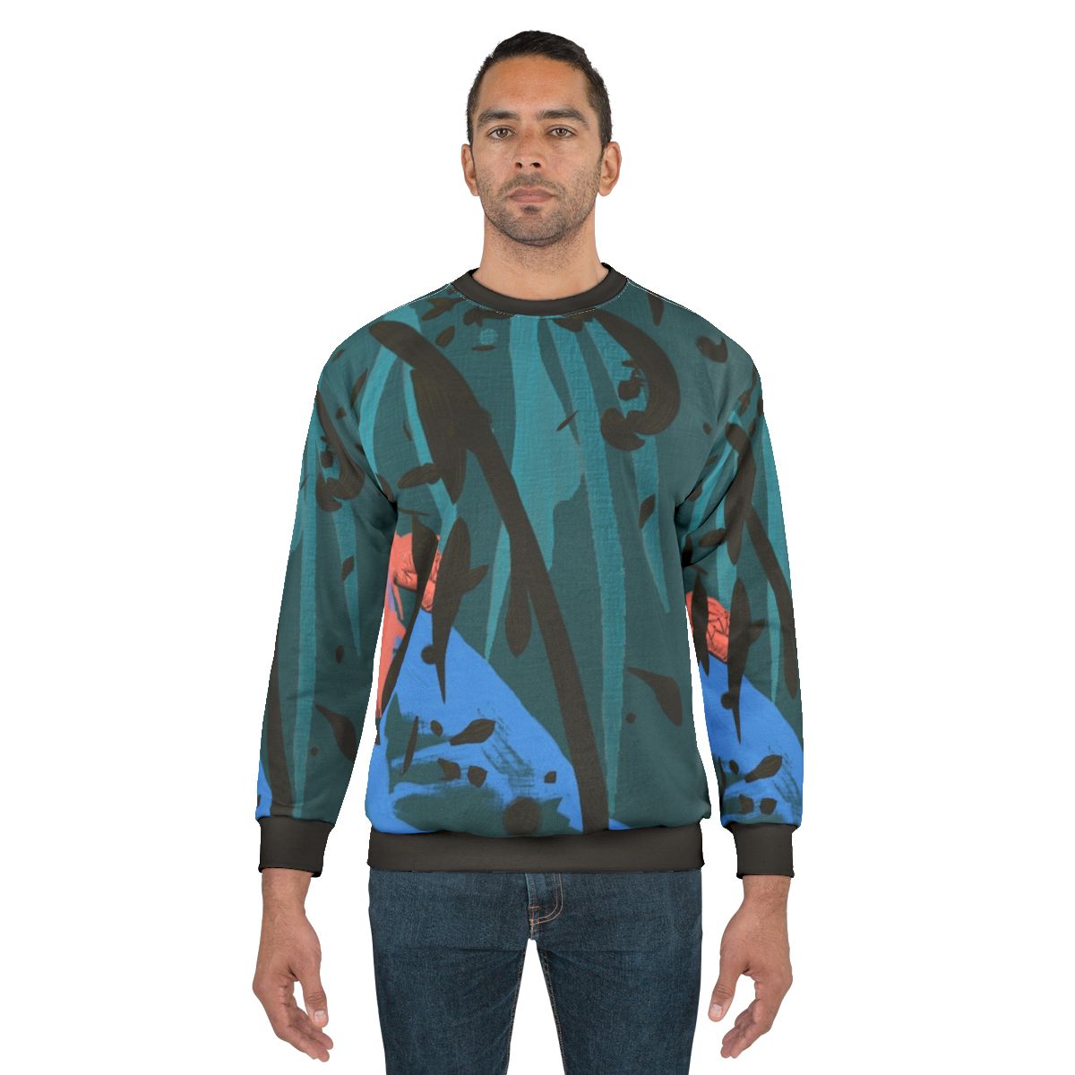 Colorful dance rehearsal sweatshirt with expressive design