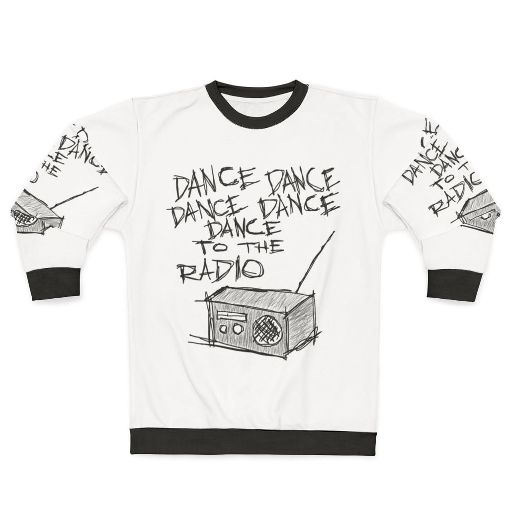 Joy Division and New Order Inspired Dance to the Radio Sweatshirt