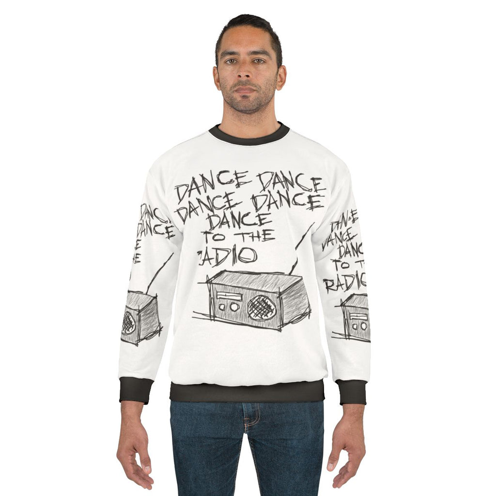 Joy Division and New Order Inspired Dance to the Radio Sweatshirt
