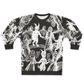 Dance With The Devil Occult White Sweatshirt