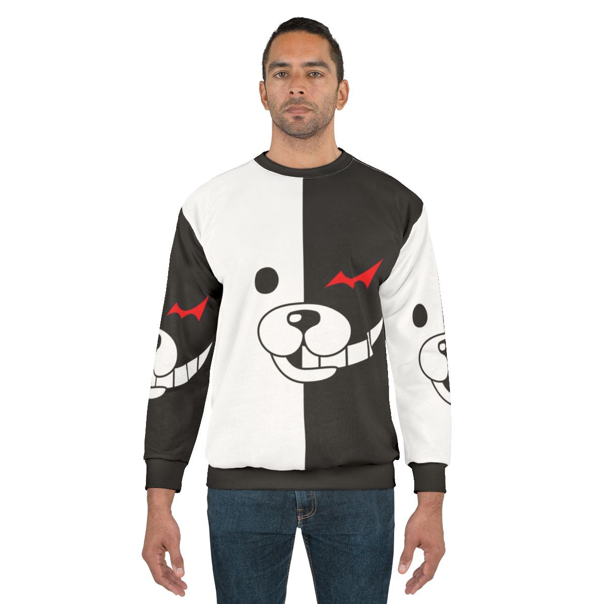 Monokuma Danganronpa Sweatshirt with Despair vs Hope Design