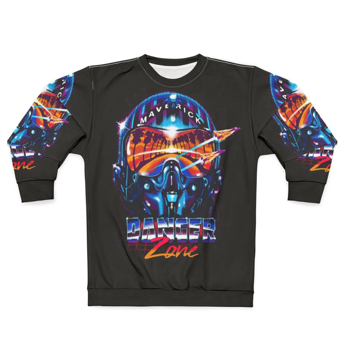 Danger Zone Military Sweatshirt - Top Gun Inspired Pilot Apparel