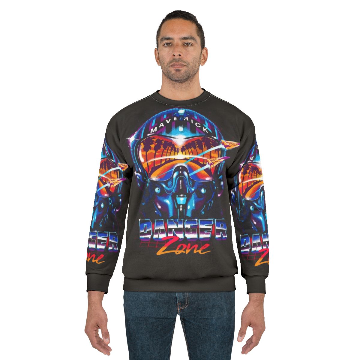 Danger Zone Military Sweatshirt - Top Gun Inspired Pilot Apparel