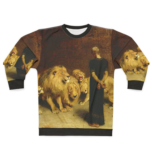 Christian Biblical Daniel in the Lions Den Sweatshirt
