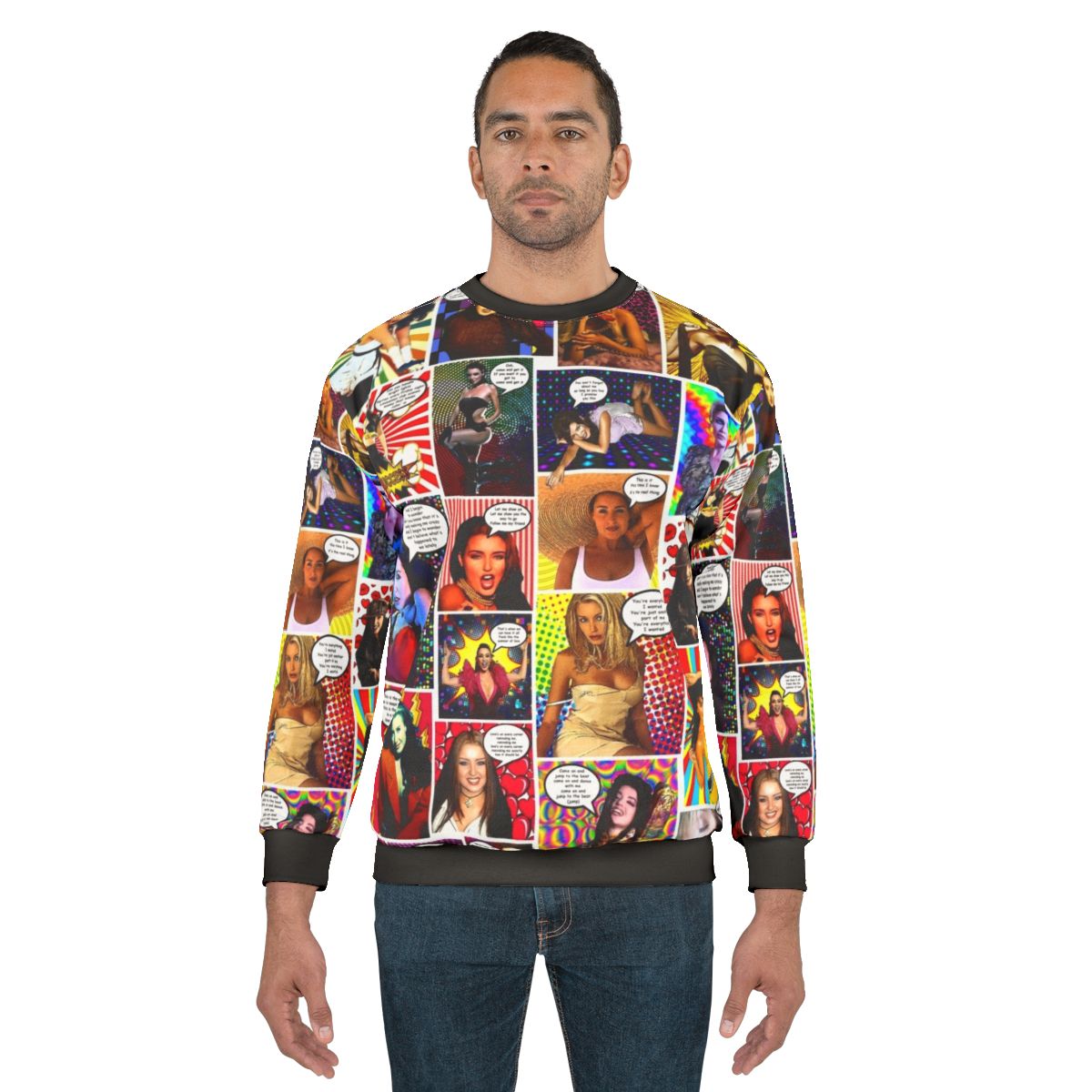 Dannii Minogue Pow Wow Graphic Sweatshirt
