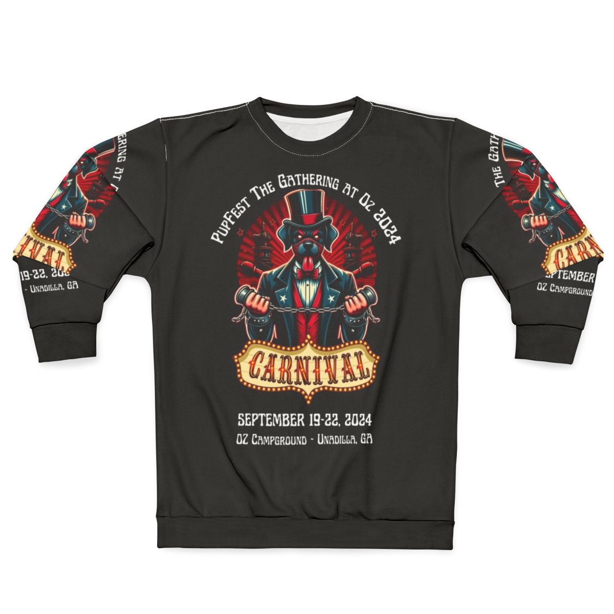 Dark Carnival Pupfest 2024 Merch Sweatshirt