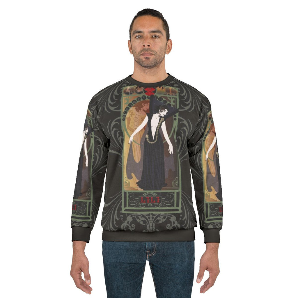Dark Lili Nouveau Legend Sweatshirt featuring a princess design in a nostalgic cult classic style