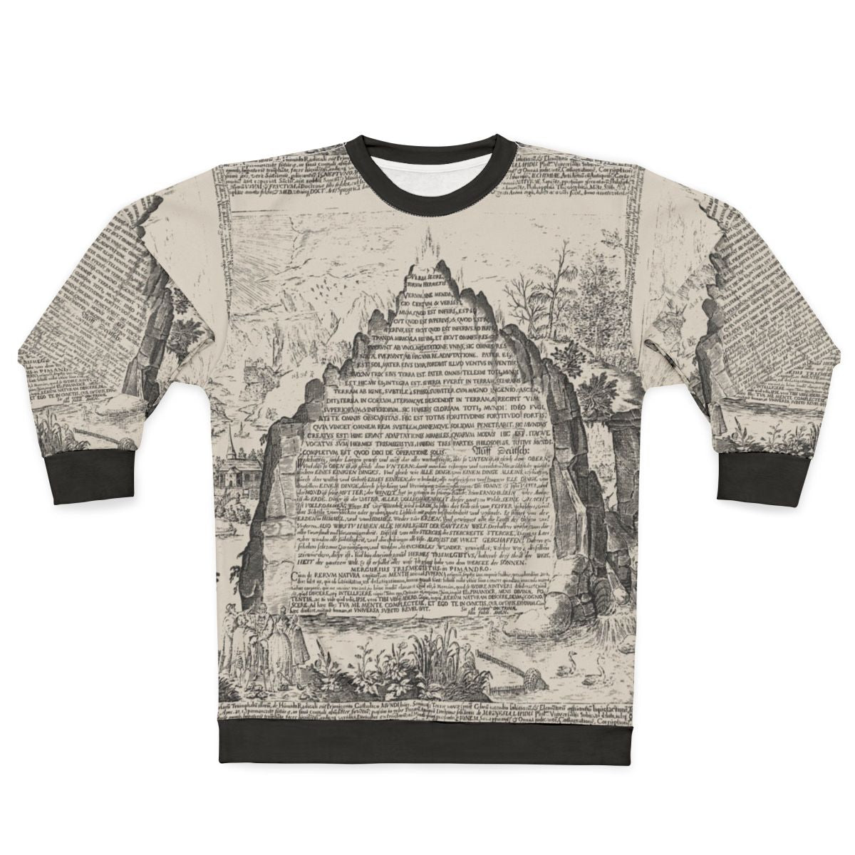 Dark Sweatshirt with "Sic Mundus Creatus Est" Text from Netflix Series "Dark"