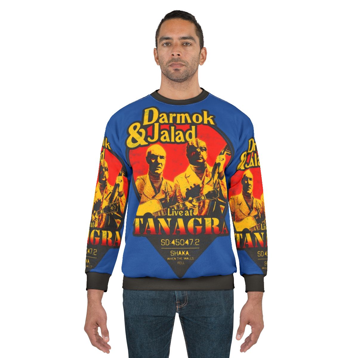 Darmok and Jalad at Tanagra Sweatshirt 2 with Star Trek Inspired Graphic Design