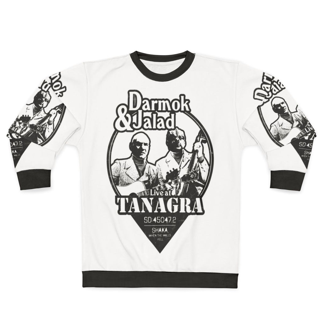 Darmok and Jalad at Tanagra Nerdy Sci-Fi Sweatshirt