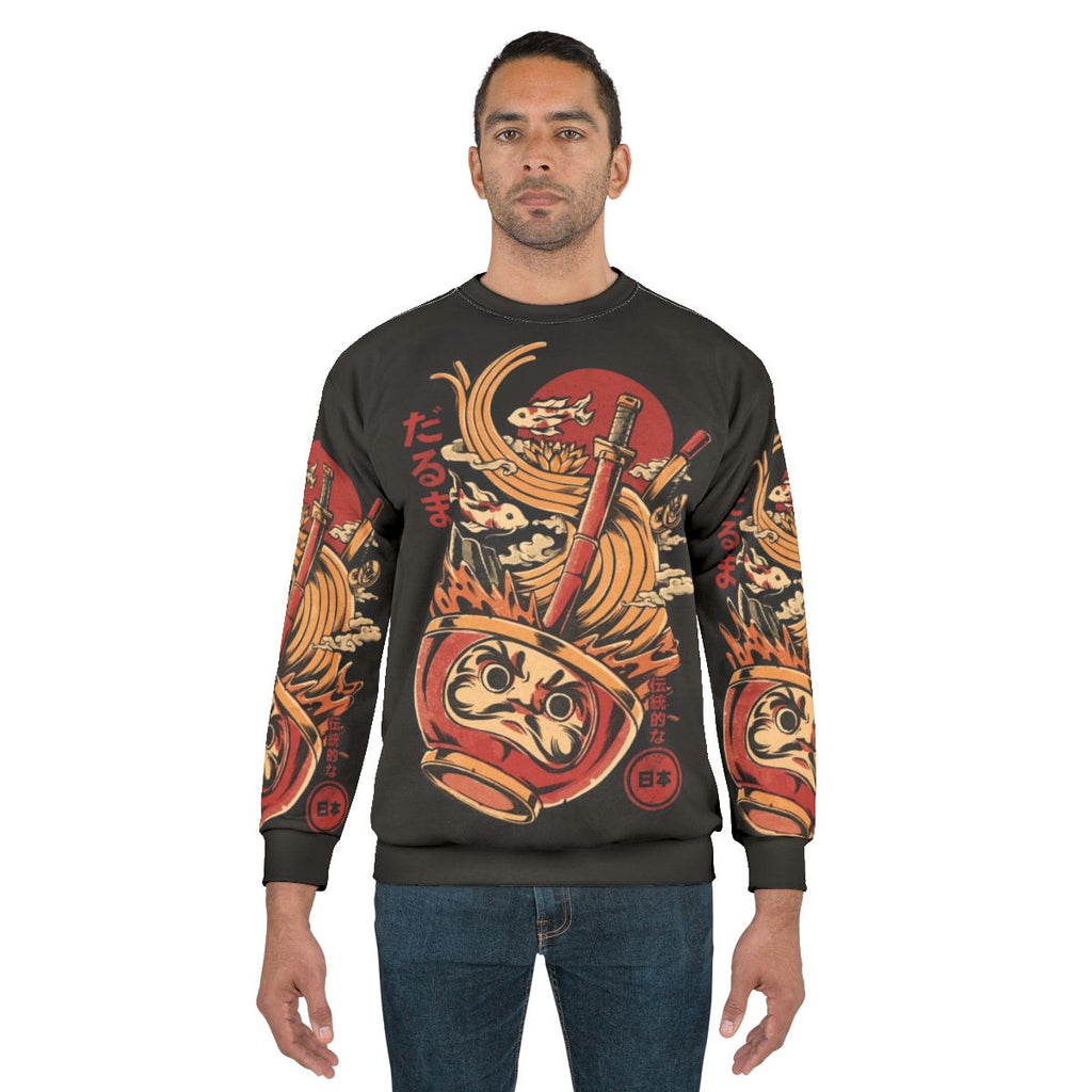Daruma Ramen Japanese Art Spiritual Sweatshirt