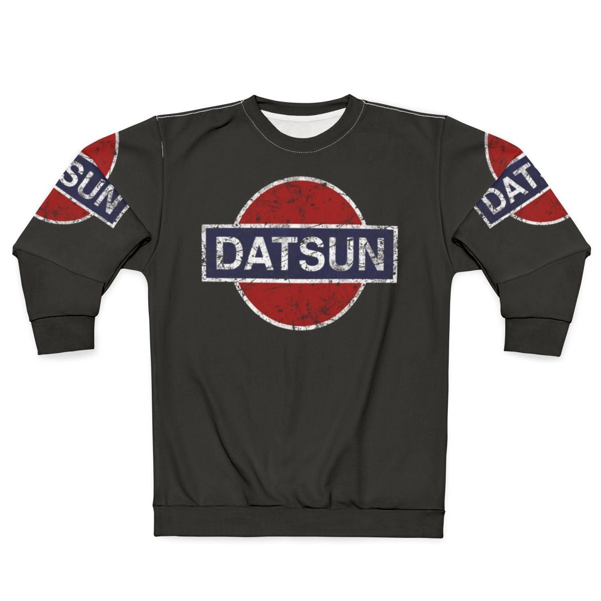 Datsun vintage car sweatshirt with retro logo