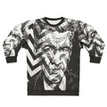 David Lynch inspired sweatshirt with surreal design