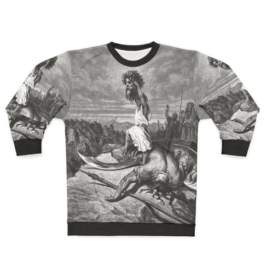 David and Goliath Sweatshirt featuring Gustave Dore artwork